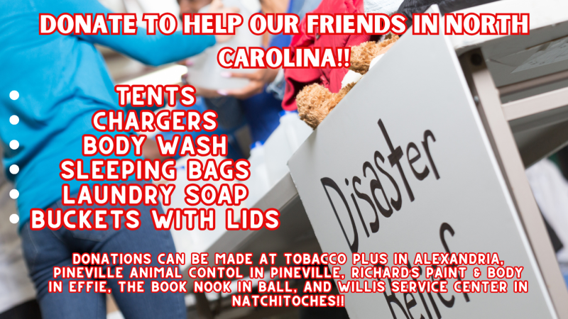 Hurricane Donations for North Carolina